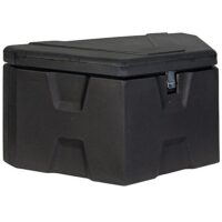 Buyers Products Poly Trailer Tongue Tool Box, Black, 7.1 cu ft