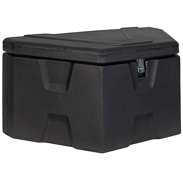 Buyers Products Poly Trailer Tongue Tool Box, Black, 7.1 cu ft