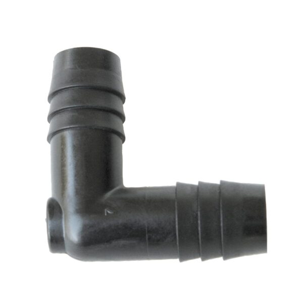 Valterra 1/2-Inch 90-Degree Hose Barb Elbow, Black