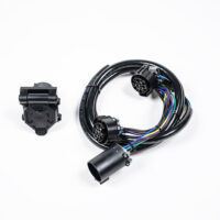 Blue Ox 7-Pin Trailer Wiring Connector, Black, Trailer End