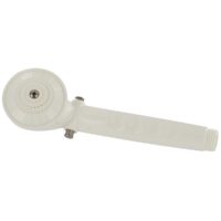 Phoenix Products Hand Held Shower Head, White, Single Function with Shut-Off Valve