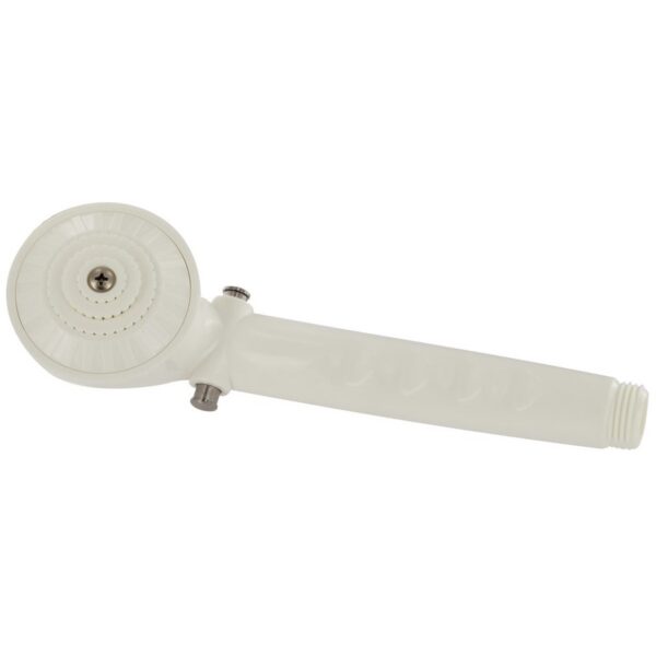 Phoenix Products Hand Held Shower Head, White, Single Function with Shut-Off Valve