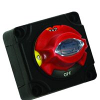 WirthCo Heavy-Duty Battery Disconnect Switch, 300 Amp, Manual Rotary with Removable Knob