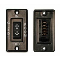Valterra 5-Pin Slide Out Switch, 12V/20A, Black