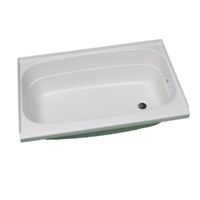 Specialty Recreation 24" x 32" Bathtub, White, Right Hand Drain