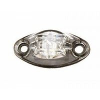 Valterra LED Clearance Light, Oval, Clear Lens, 2-5/8" × 1-1/4"