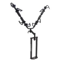 Let's Go Aero Jack-IT TS A-Frame Bike Rack, Drawbar Mount, Twin Spin, 2 Bikes, Black