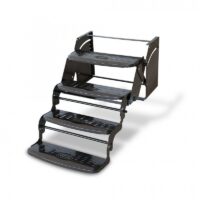 Stromberg Carlson Manual Entry Step, 24 Inches Wide, Quad, Black