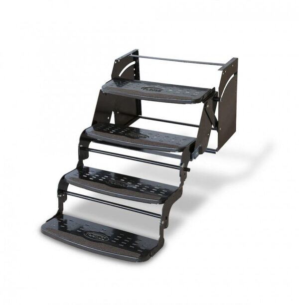 Stromberg Carlson Manual Entry Step, 24 Inches Wide, Quad, Black