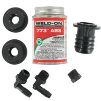 Valterra Fresh Water Tank Fill Kit with 3/8 Inch Straight Elbow