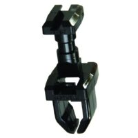 JR Products Refrigerator Vent Door Latch, Black, Set of 2