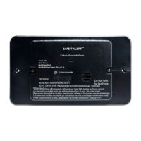 MTI Industries 12V Carbon Monoxide Detector, Black, Battery-Powered