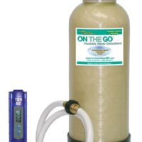 On The Go Portable Water Softener, Single Tank, 6-3/4 by 22 Inches