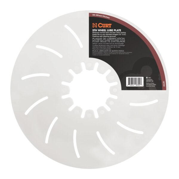 CURT 12 Inch Fifth Wheel Kingpin Lube Plate