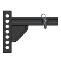 Blue Ox Weight Distribution Hitch Shank, 2 Inch Receiver, 8 Inch Rise