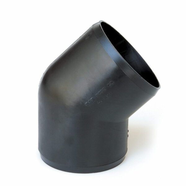 Valterra 45 Degree Sewer Coupler, Black