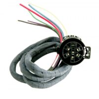 Hopkins Vehicle End 7-Blade Trailer Wiring Connector, Black
