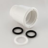 Empire Faucet Spout Nut, Model U-YWI800RSW, White