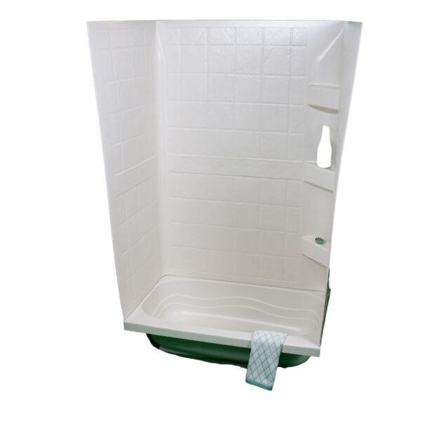 Specialty Recreation Shower Surround, 40 x 24 x 59 Inch, White