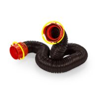 Camco Rhino FLEX 5 ft Sewer Hose, 3 Inch, Black