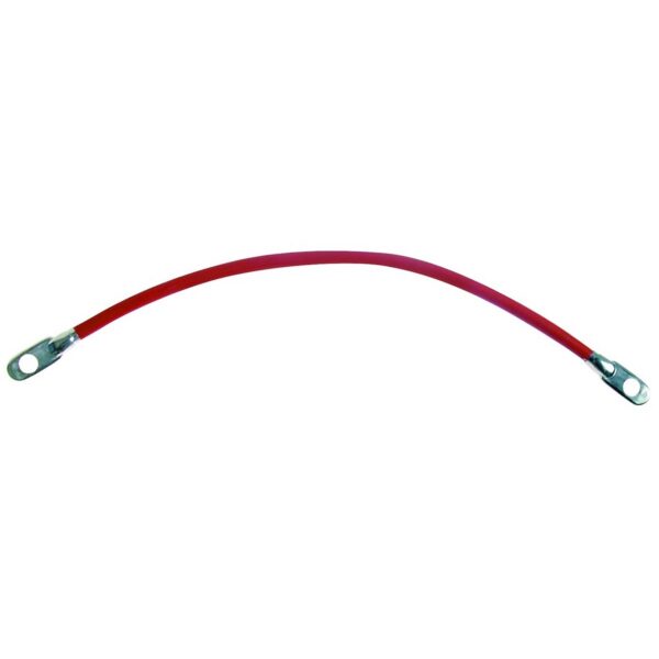 East Penn 2 Gauge Battery Cable, 18 Inch, 3/8 Inch Eyelet