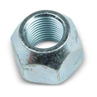 Lippert Lug Nut, 1/2x20, Acorn Open End, Silver