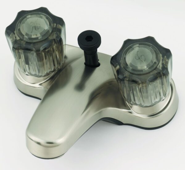 Empire Brass RV Faucet, Silver, Lavatory, Deck Mount, Diverter Spout