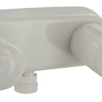 Phoenix Products Dual-Valve Shower Control Valve, 4 Inch, White