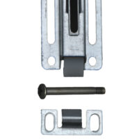 AP Products Door Catch, Concealed Positive, 2-1/4 Inch, Gray