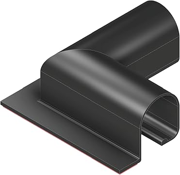 Jaeger-Unitek Flip N Seal Corner Cap, Black, EPDM, Adhesive-Backed