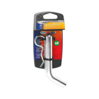 Draw-Tite Bent Hitch Pin, 5/8 Inch, 2 Inch Receiver, Includes Clip, Silver