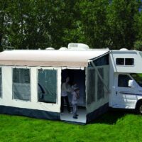 Carefree Buena Vista RV Awning Enclosure, Gray, 14-15' Length
