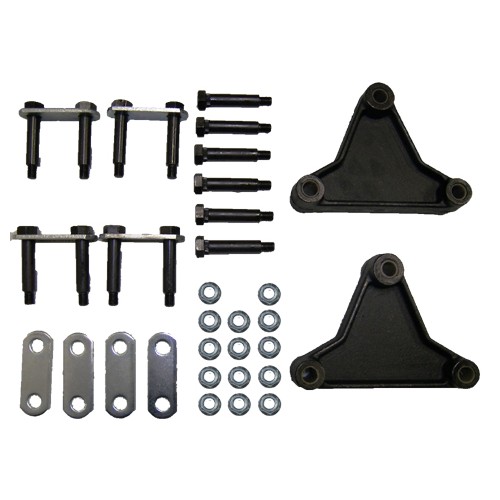 AP Products Leaf Spring Equalizer, Tandem Axle, 33 Inch Spacing, 4 Inch Height