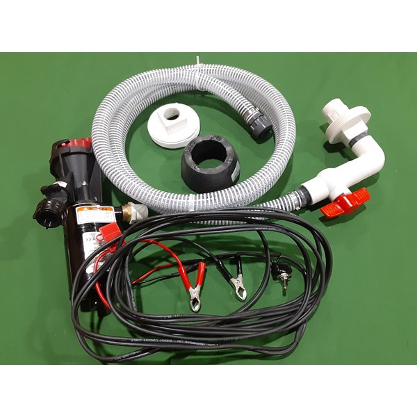 Clean Dump Portable Macerator System with Hose and Battery