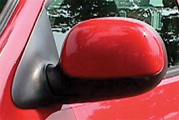 CIPA Exterior Towing Mirror Add-On, 4-1/4 x 5 in, Set of 2, Black