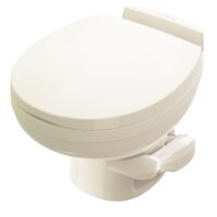 Norcold Aqua Magic Residence Permanent RV Toilet, Bone, 12.5 in Seat Height