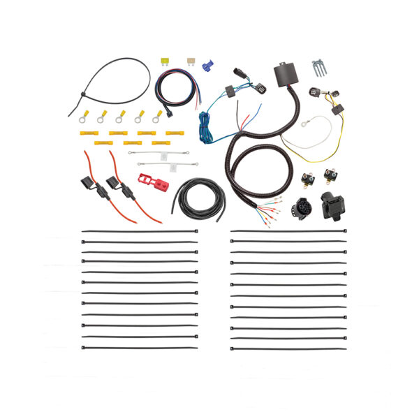 Tekonsha Trailer Wiring Connector, 7 Blade, Black