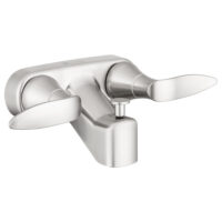 Dura Faucet Tub and Shower Faucet Kit, Diverter, Deck Mount, Brushed Nickel