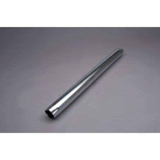 Heng's Industries Table Leg, 25-1/2 Inch, Tubular Steel, Silver
