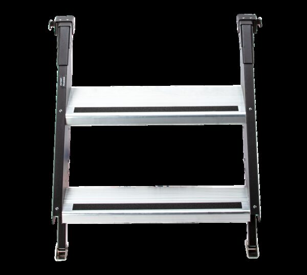 MORryde Quick Connect RV Entry Step, 2-Step, 27-1/2 Inches, 500 Pound Capacity