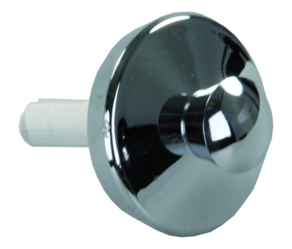 JR Products Pop-Stop Sink Drain Stopper, Silver, Plastic
