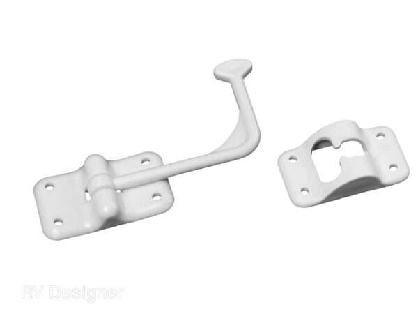 RV Designer 90-Degree Angled Door Holder, 7 in, White