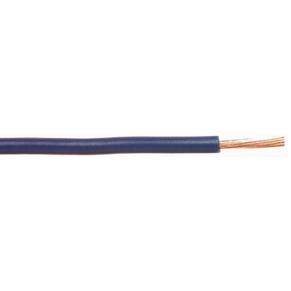 East Penn 14-Gauge Stranded Copper Wire, 20 Feet, Blue Carded