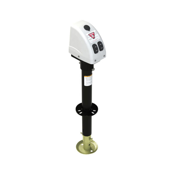 Bulldog Powered Trailer Tongue Jack, 3,500 lb, 14 Inch Travel