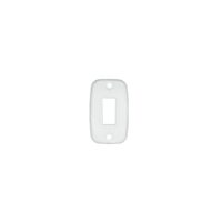 RV Designer Switch Faceplate, White