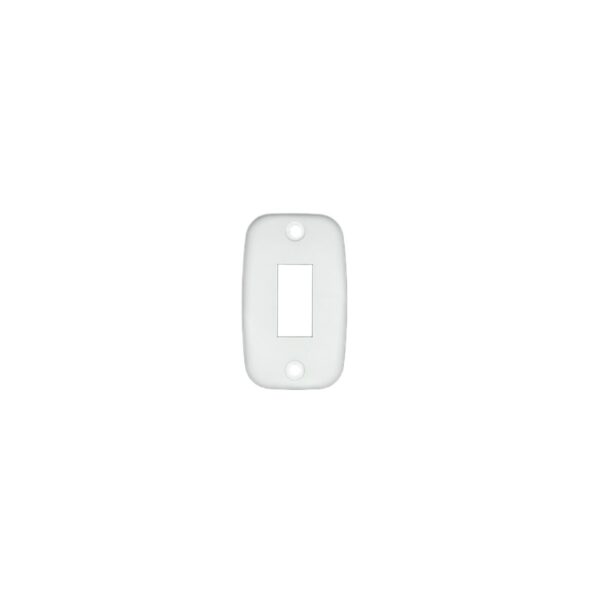 RV Designer Switch Faceplate, White