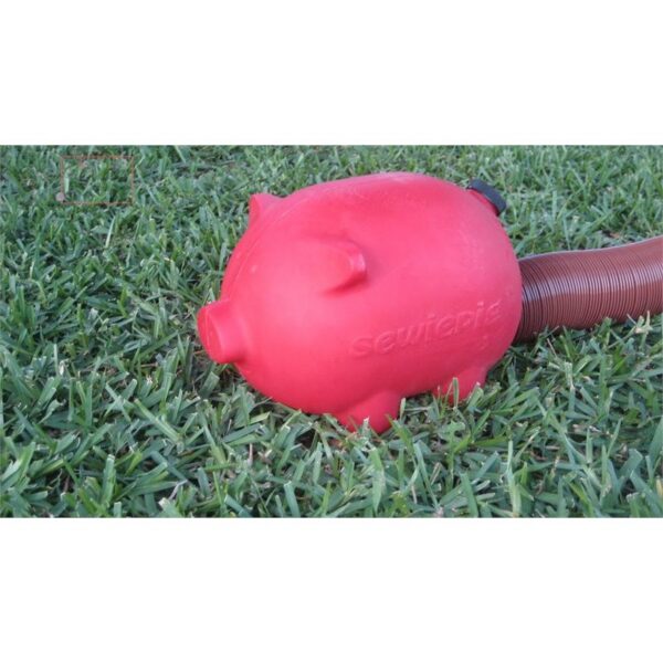 E49 Sewiepig Sewer Hose Weight, Red
