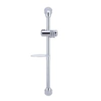 Dura Faucet Shower Slide Bar, 25 Inch, Silver