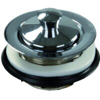 JR Products Sink Strainer with Pop-Up Stopper, 2 in. Drain, Plastic