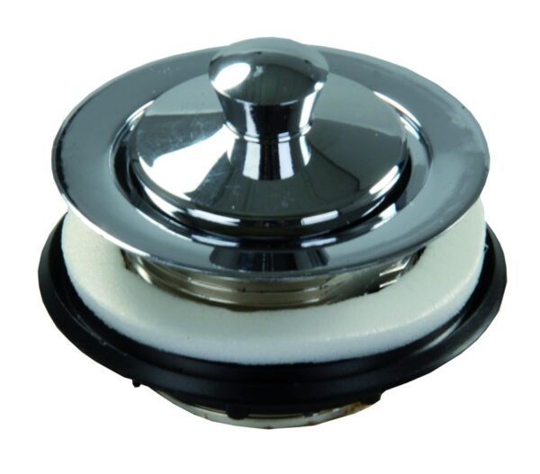 JR Products Sink Strainer with Pop-Up Stopper, 2 in. Drain, Plastic